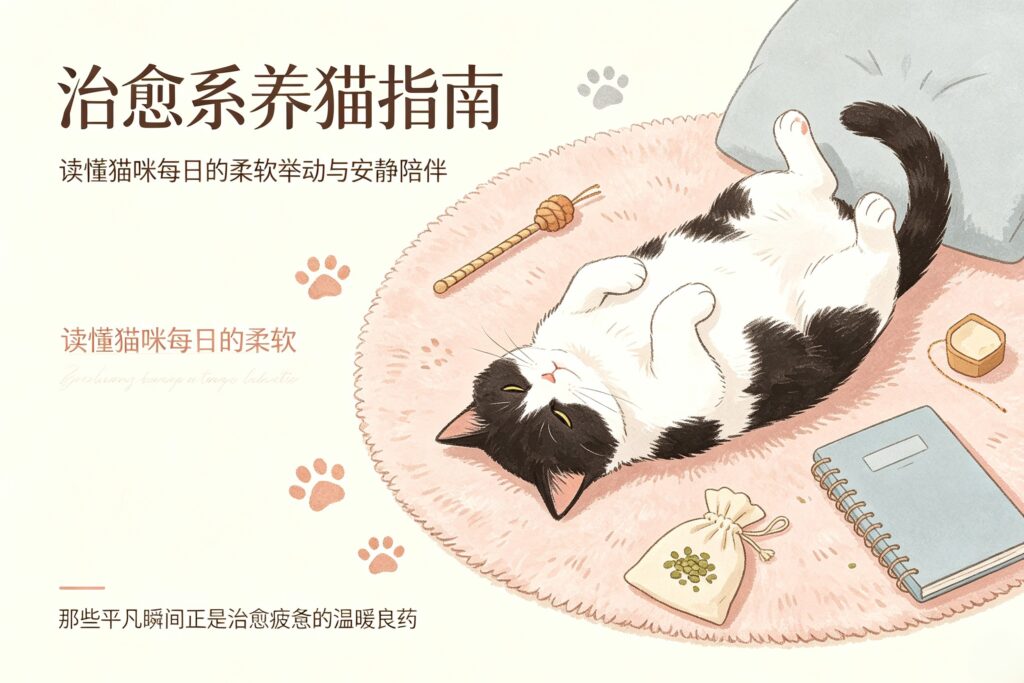 治愈系养猫指南：读懂猫咪每日的柔软举动与安静陪伴，那些平凡瞬间正是治愈疲惫的温暖良药
